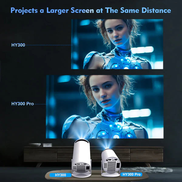 🎥 Mini Vidéoprojecteur Android 11 – Magcubic HY300Pro | Wi-Fi, Bluetooth, Netflix intégré